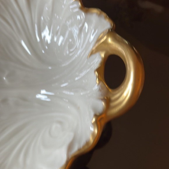 Stunning and RARE 1980’s Large Lenox Leaf Serving Dish, excellent condition - Picture 4 of 7